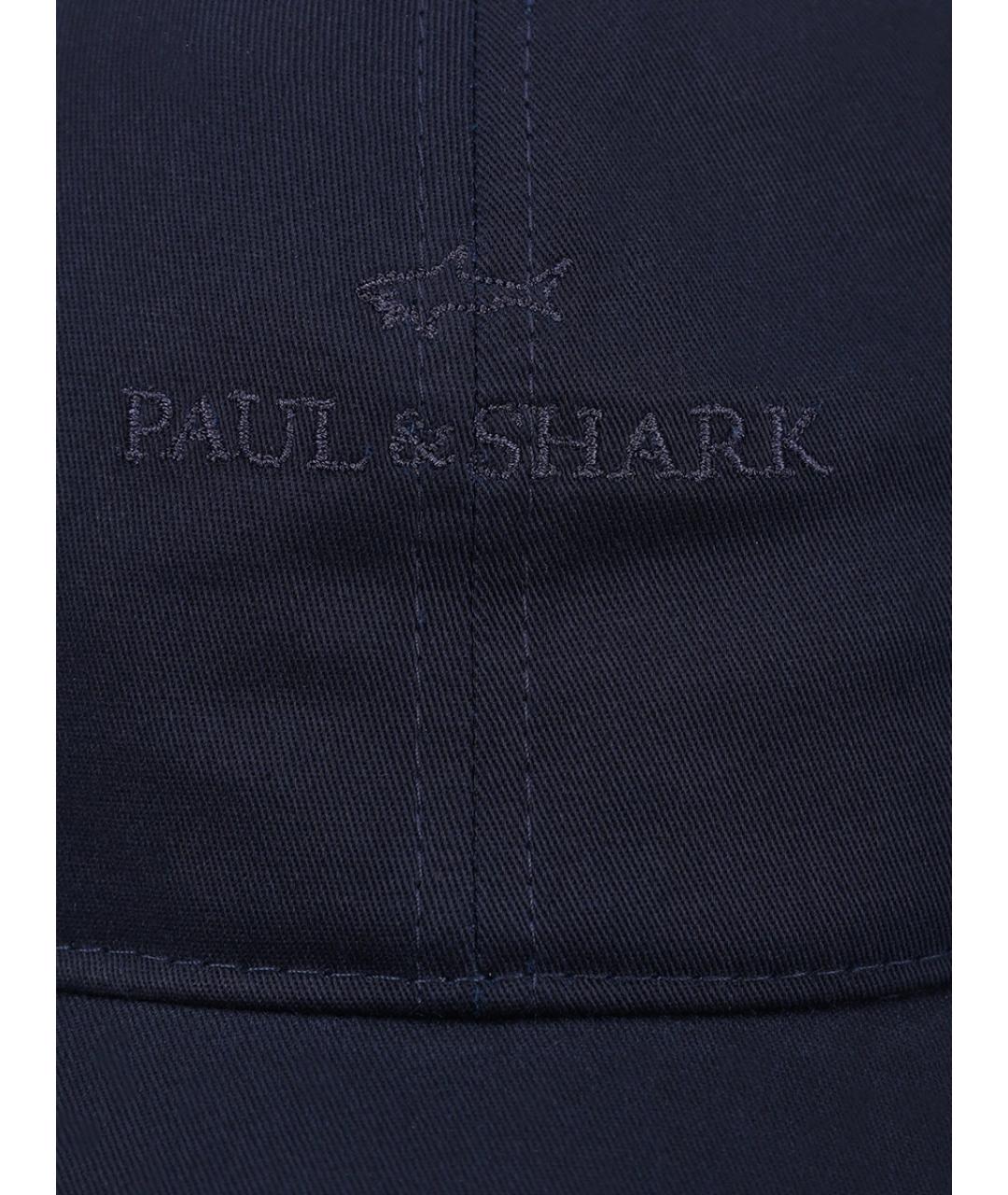 PAUL & SHARK Синяя хлопковая кепка/бейсболка, фото 3