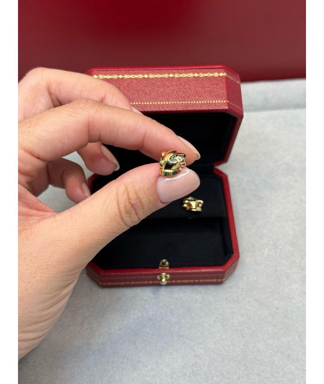CARTIER Золотые серьги из желтого золота, фото 3