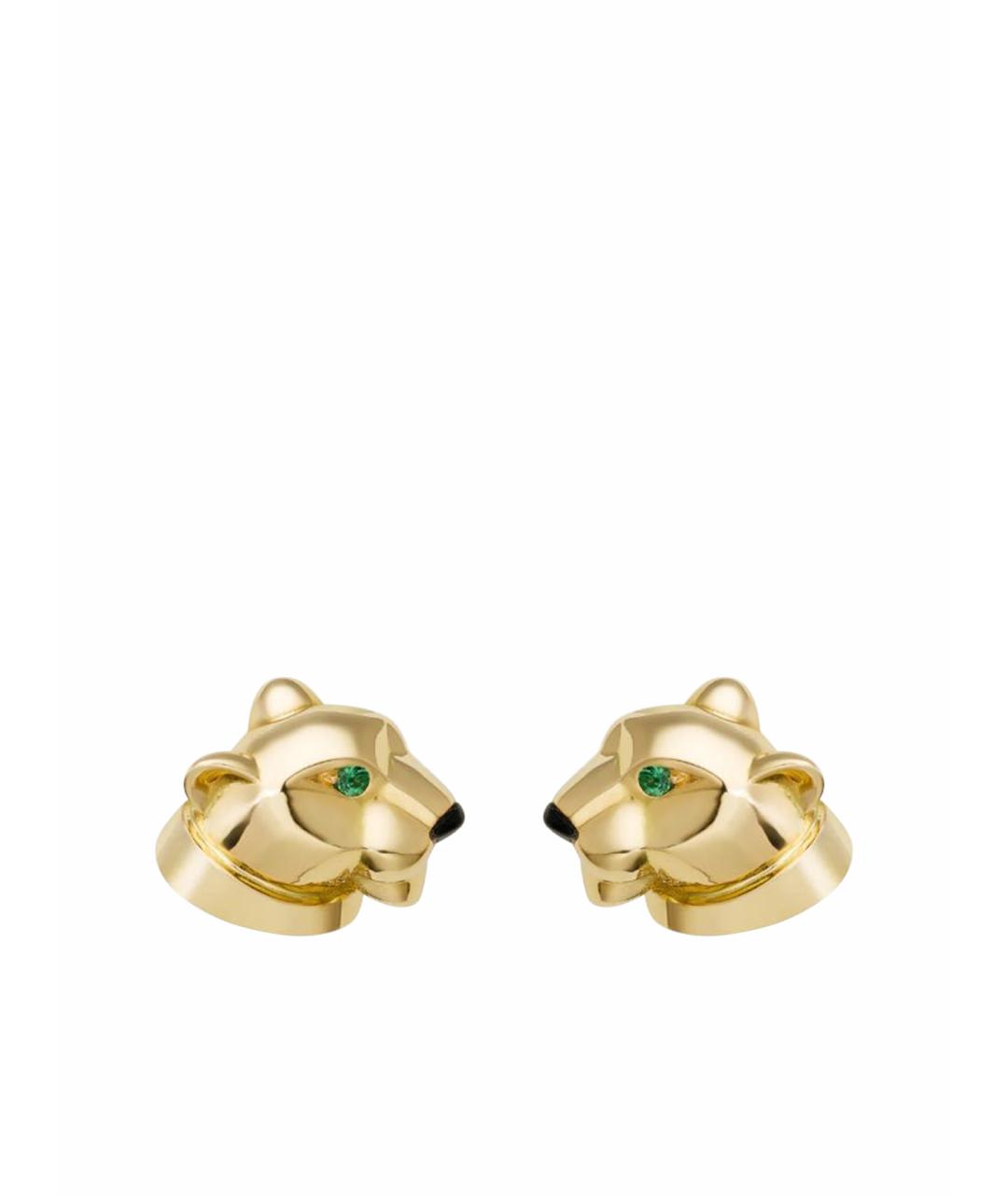 CARTIER Золотые серьги из желтого золота, фото 1