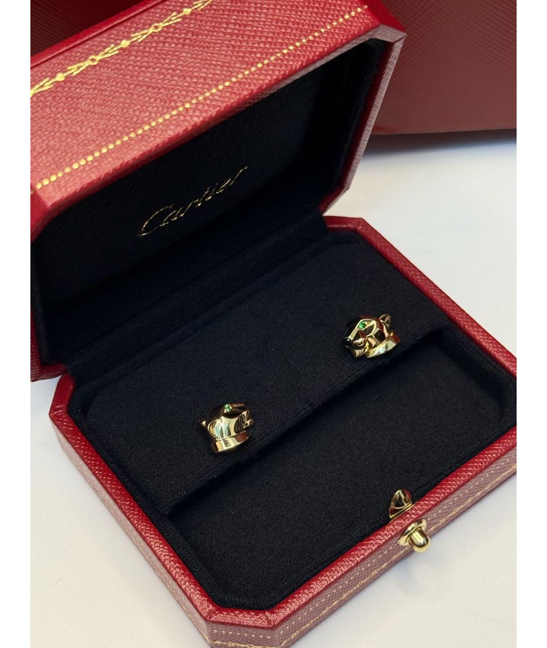CARTIER Золотые серьги из желтого золота, фото 5