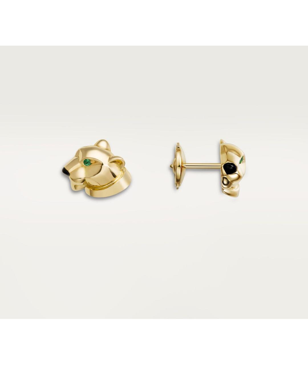CARTIER Золотые серьги из желтого золота, фото 2