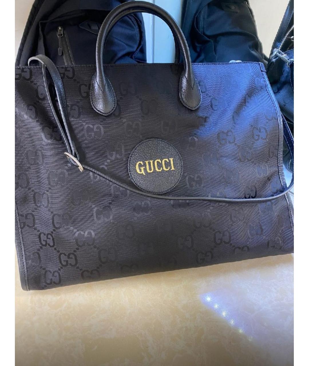 GUCCI Черная сумка тоут, фото 7