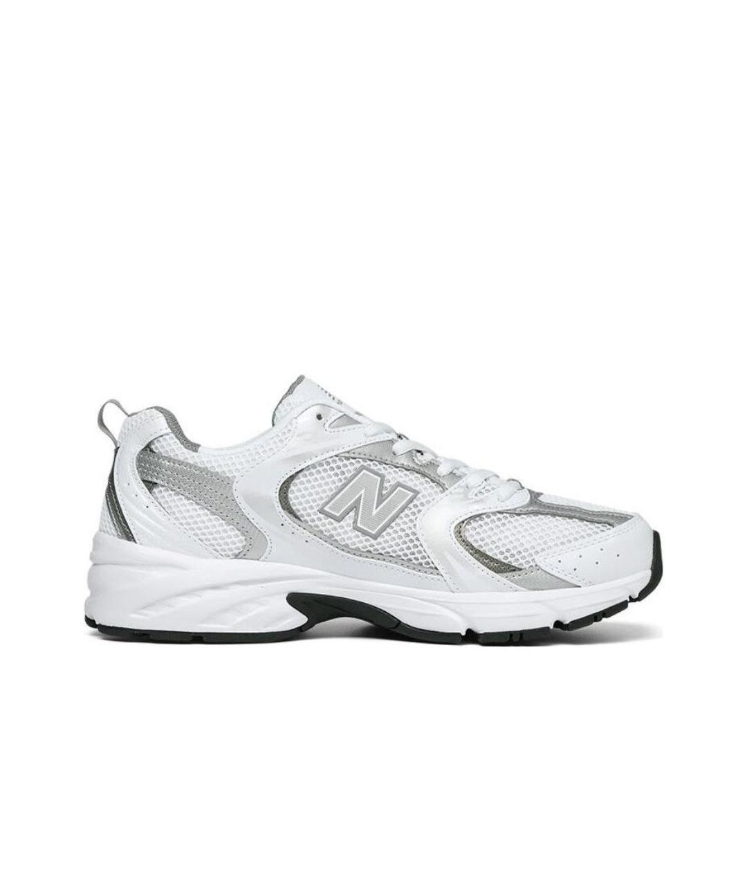 NEW BALANCE Белые неопреновые низкие кроссовки / кеды, фото 1