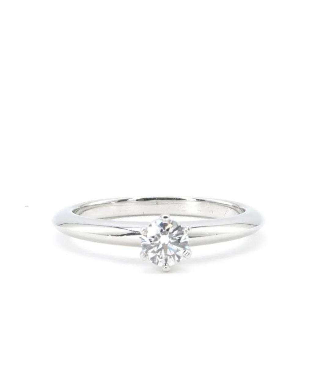 TIFFANY&CO Платиновое кольцо, фото 6