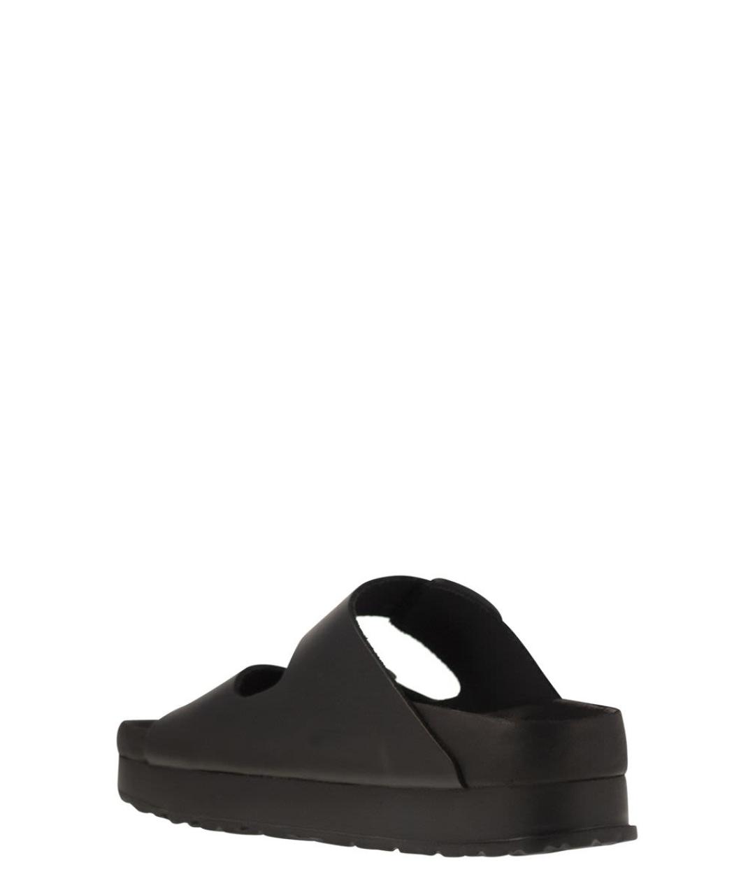 BIRKENSTOCK Черные кожаные сандалии, фото 3