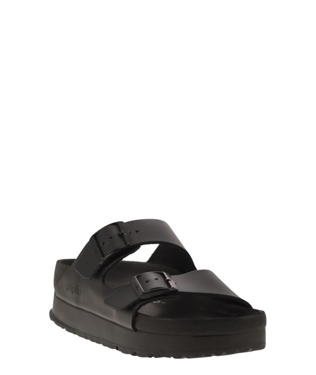BIRKENSTOCK Черные кожаные сандалии, фото 2