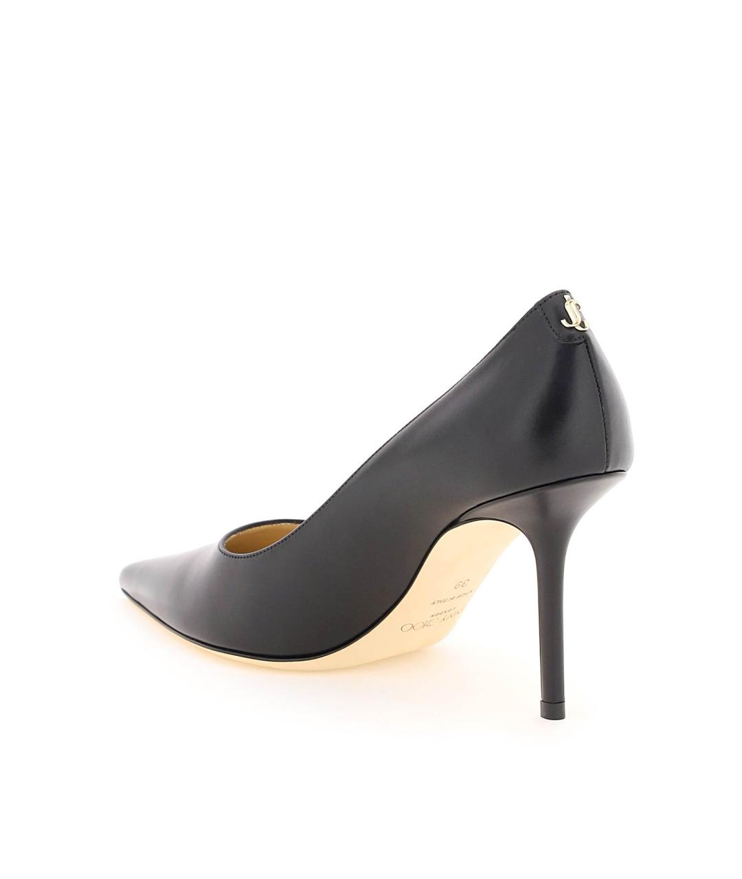 JIMMY CHOO Черные кожаные туфли, фото 3