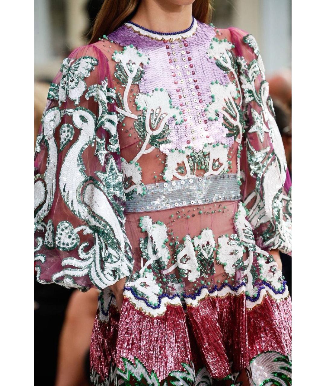 VALENTINO Розовое вечернее платье, фото 2