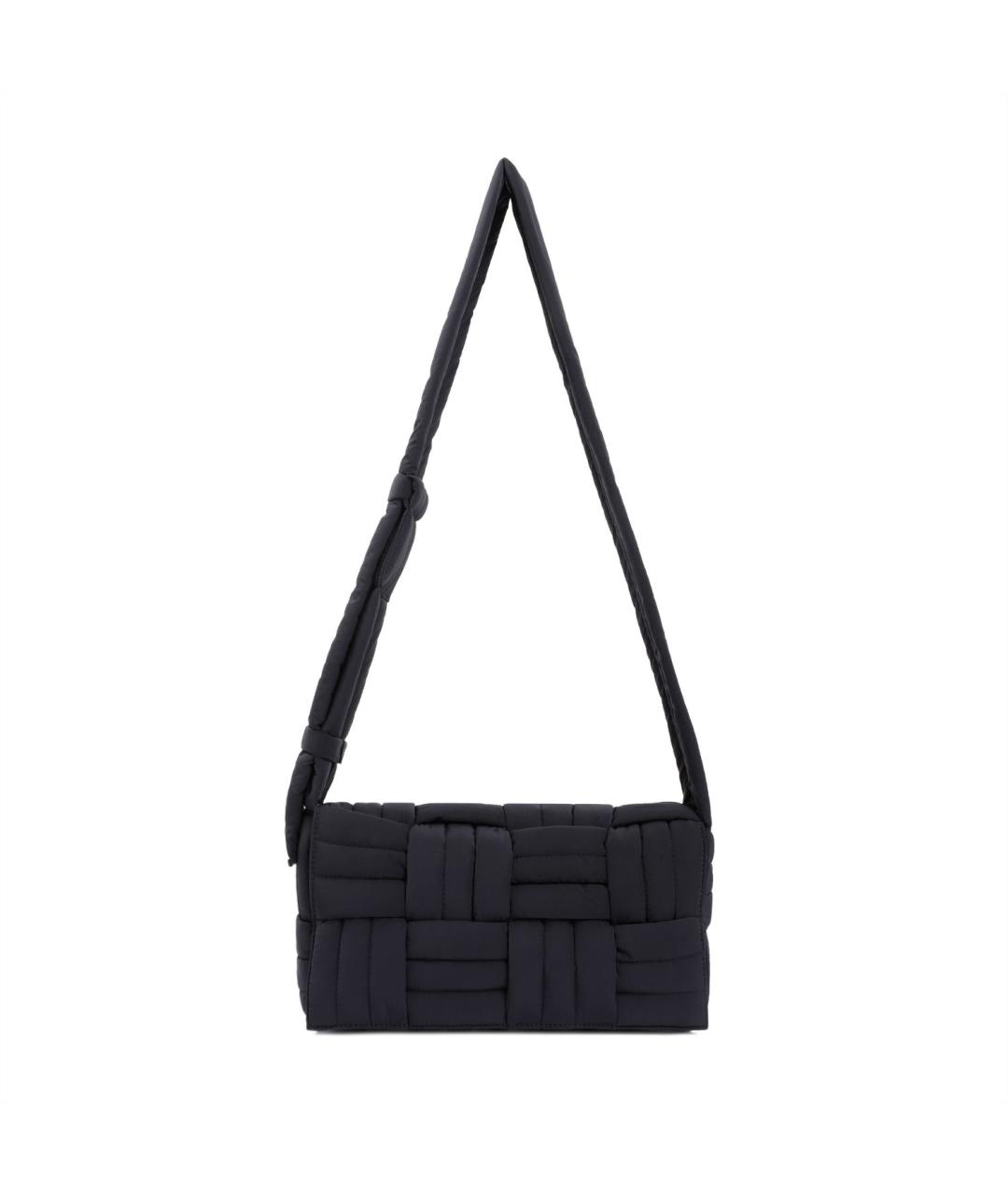BOTTEGA VENETA Черная синтетическая сумка на плечо, фото 1