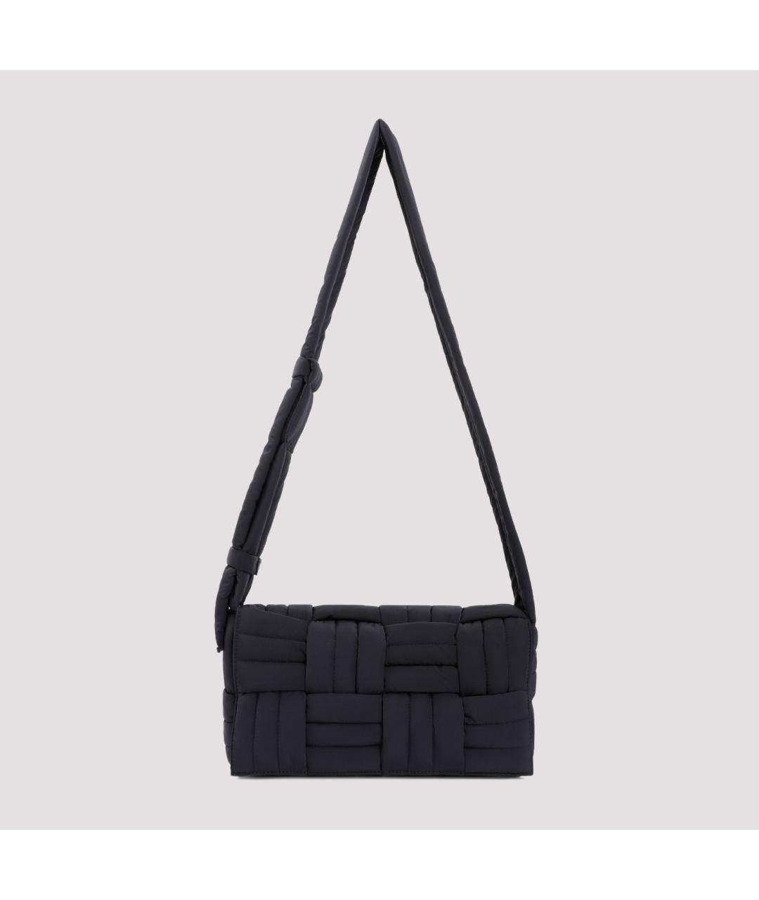 BOTTEGA VENETA Черная синтетическая сумка на плечо, фото 2