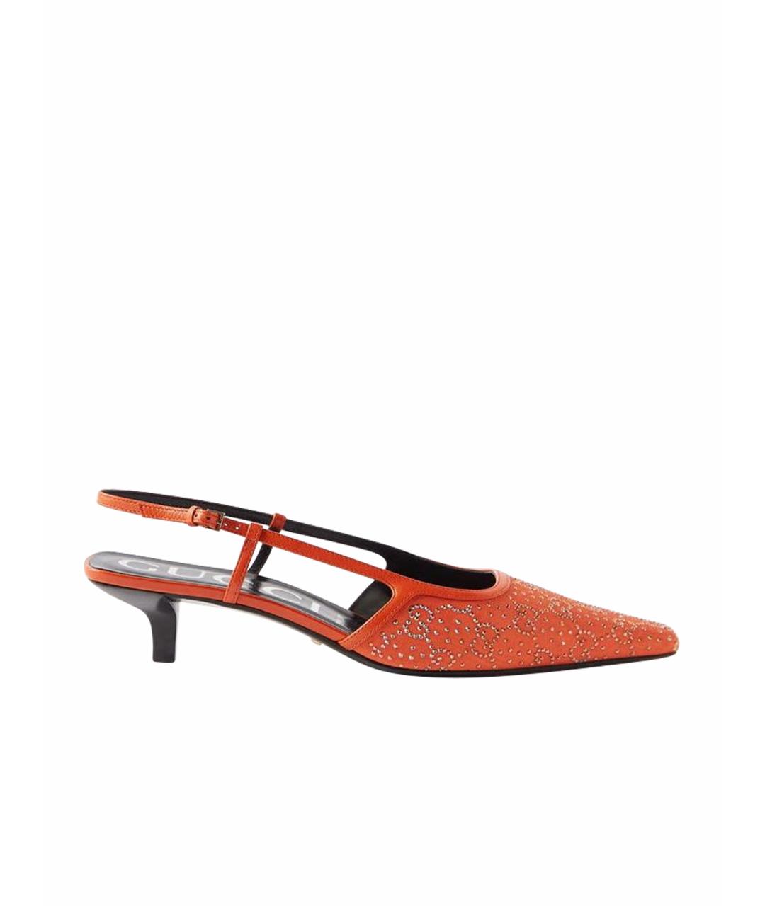 GUCCI Оранжевое туфли, фото 1