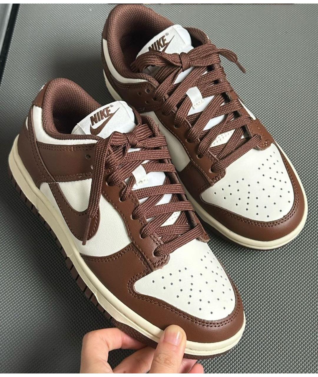 NIKE Белые кожаные кроссовки, фото 6