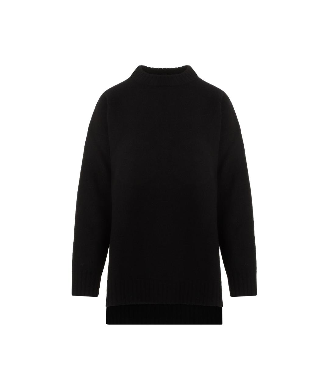JIL SANDER Черный шерстяной джемпер / свитер, фото 1