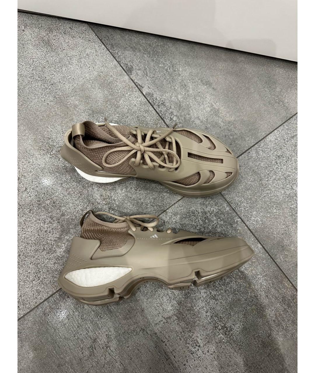 ADIDAS BY STELLA MCCARTNEY Бежевые резиновые кроссовки, фото 7