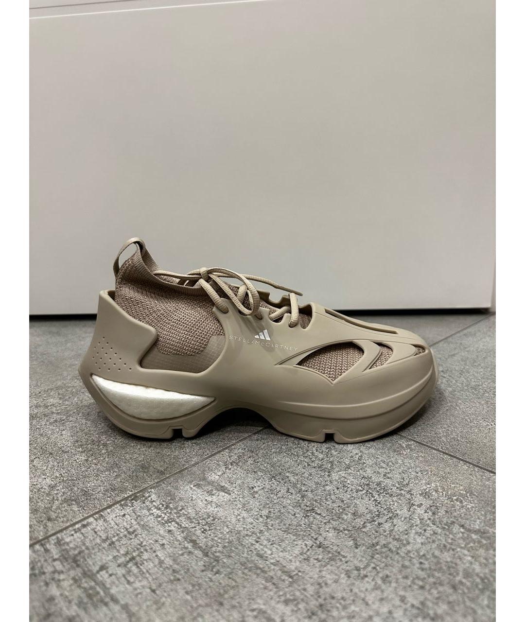 ADIDAS BY STELLA MCCARTNEY Бежевые резиновые кроссовки, фото 9