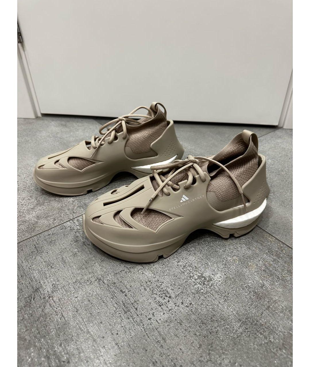 ADIDAS BY STELLA MCCARTNEY Бежевые резиновые кроссовки, фото 6