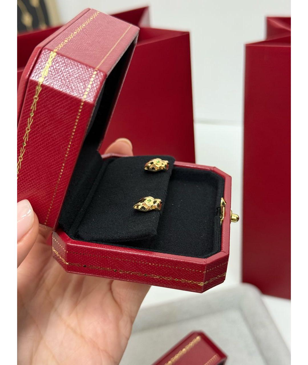 CARTIER Золотые серьги из желтого золота, фото 3