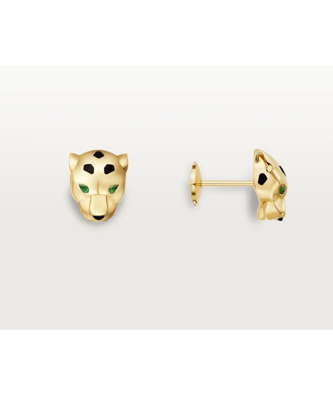 CARTIER Золотые серьги из желтого золота, фото 2