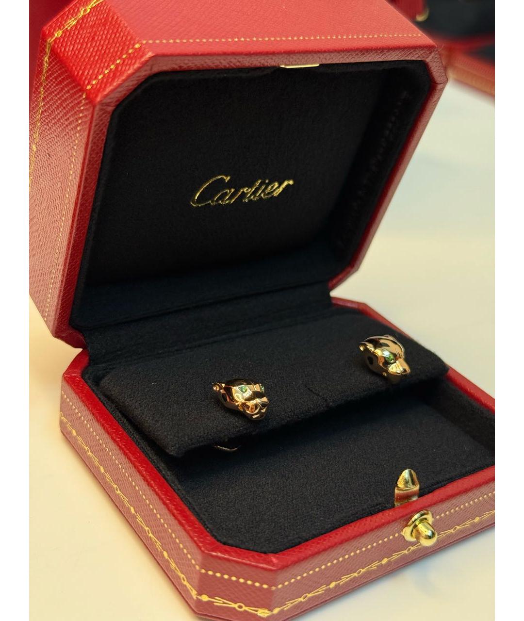 CARTIER Золотые серьги из желтого золота, фото 5
