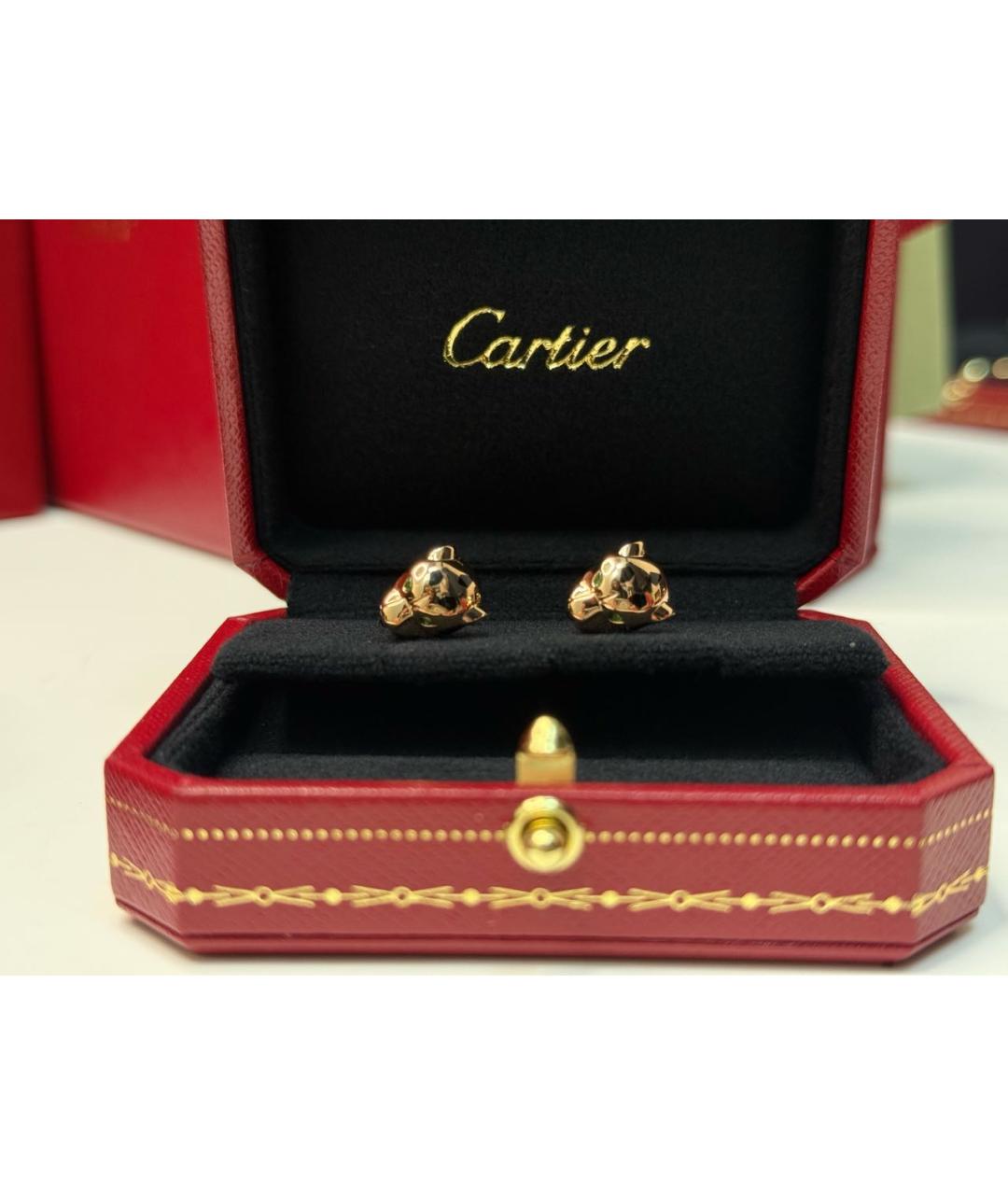 CARTIER Золотые серьги из желтого золота, фото 4