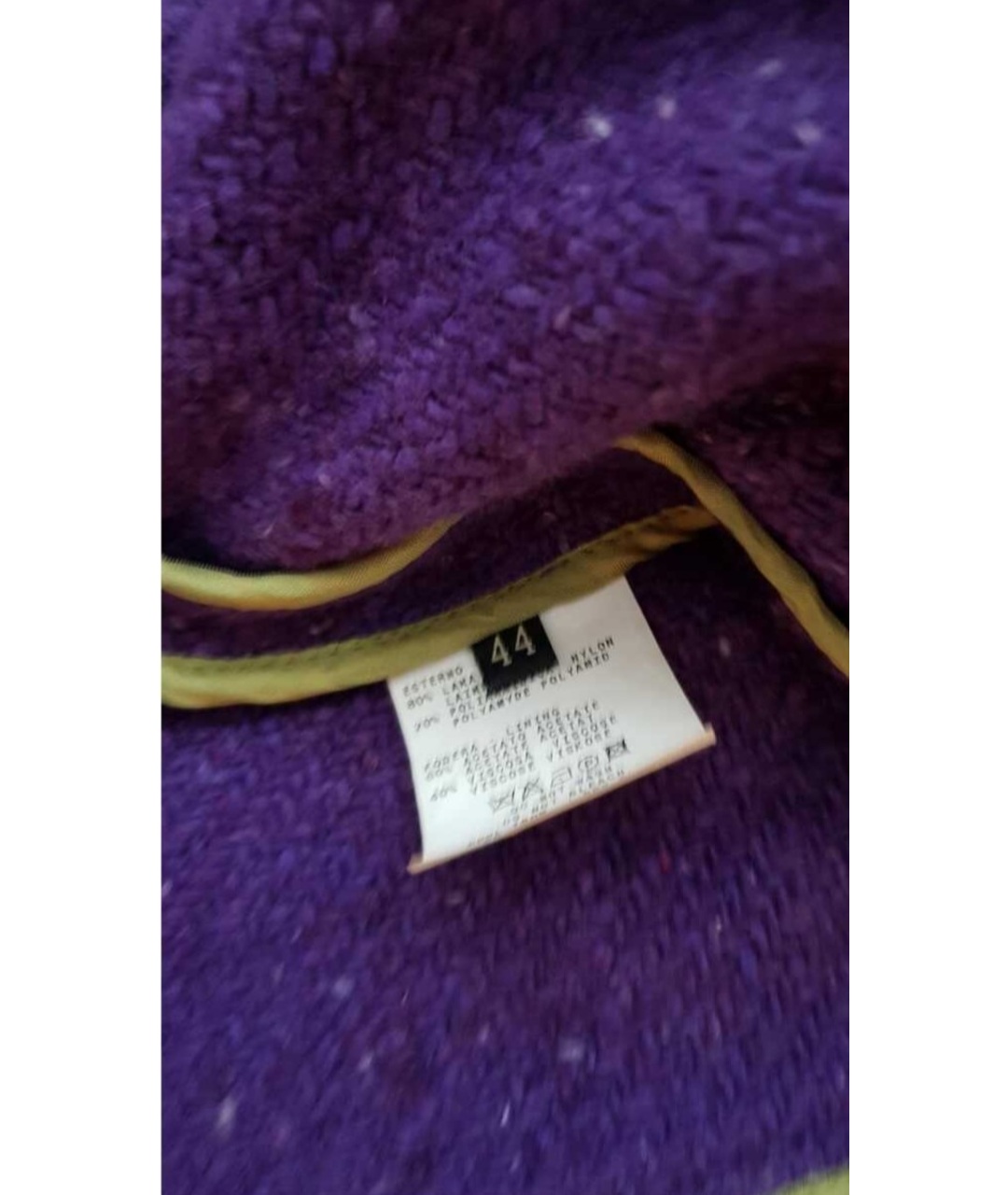 ETRO Фиолетовое шерстяное пальто, фото 5
