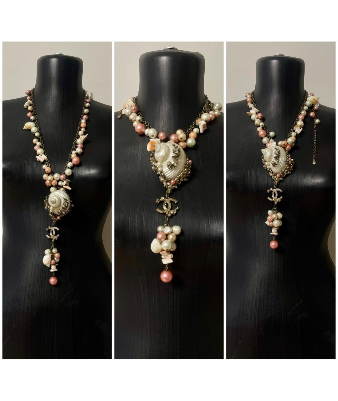 CHANEL Розовое колье, фото 2