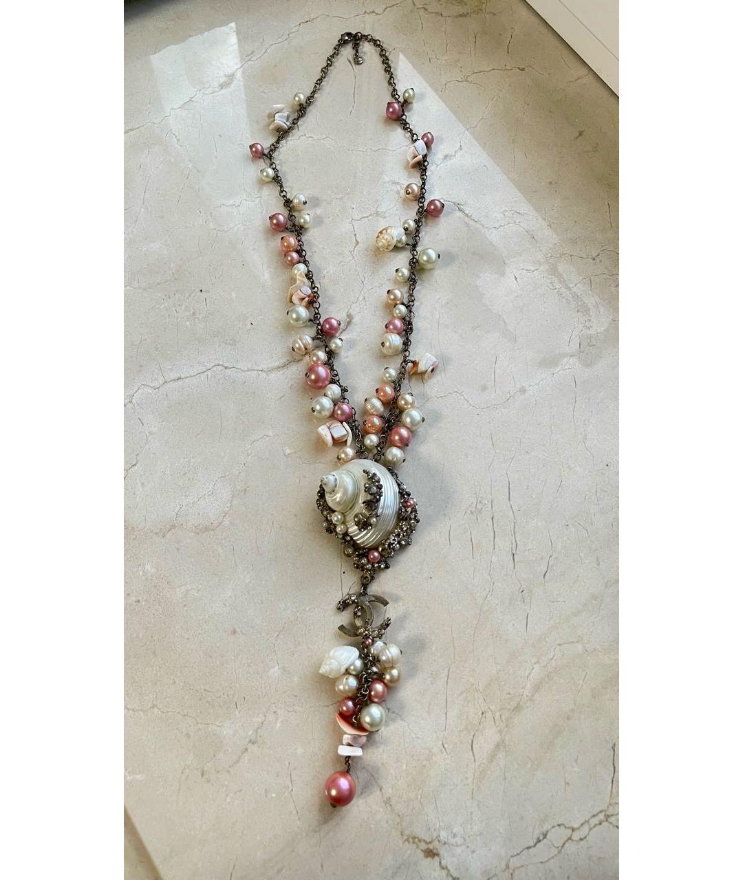 CHANEL Розовое колье, фото 9