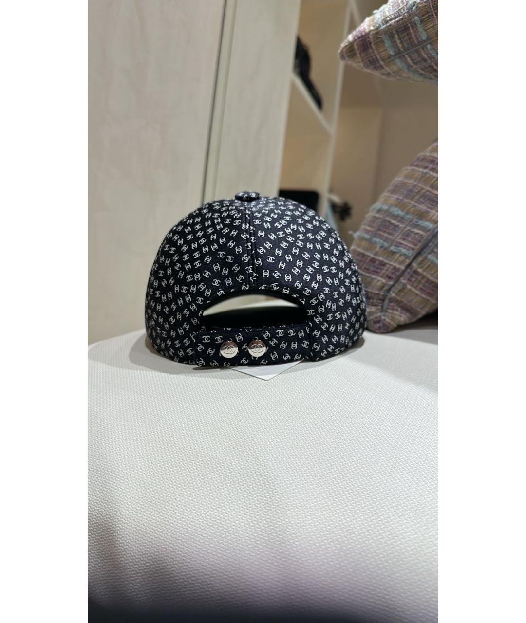 CHANEL Темно-синяя кепка, фото 3