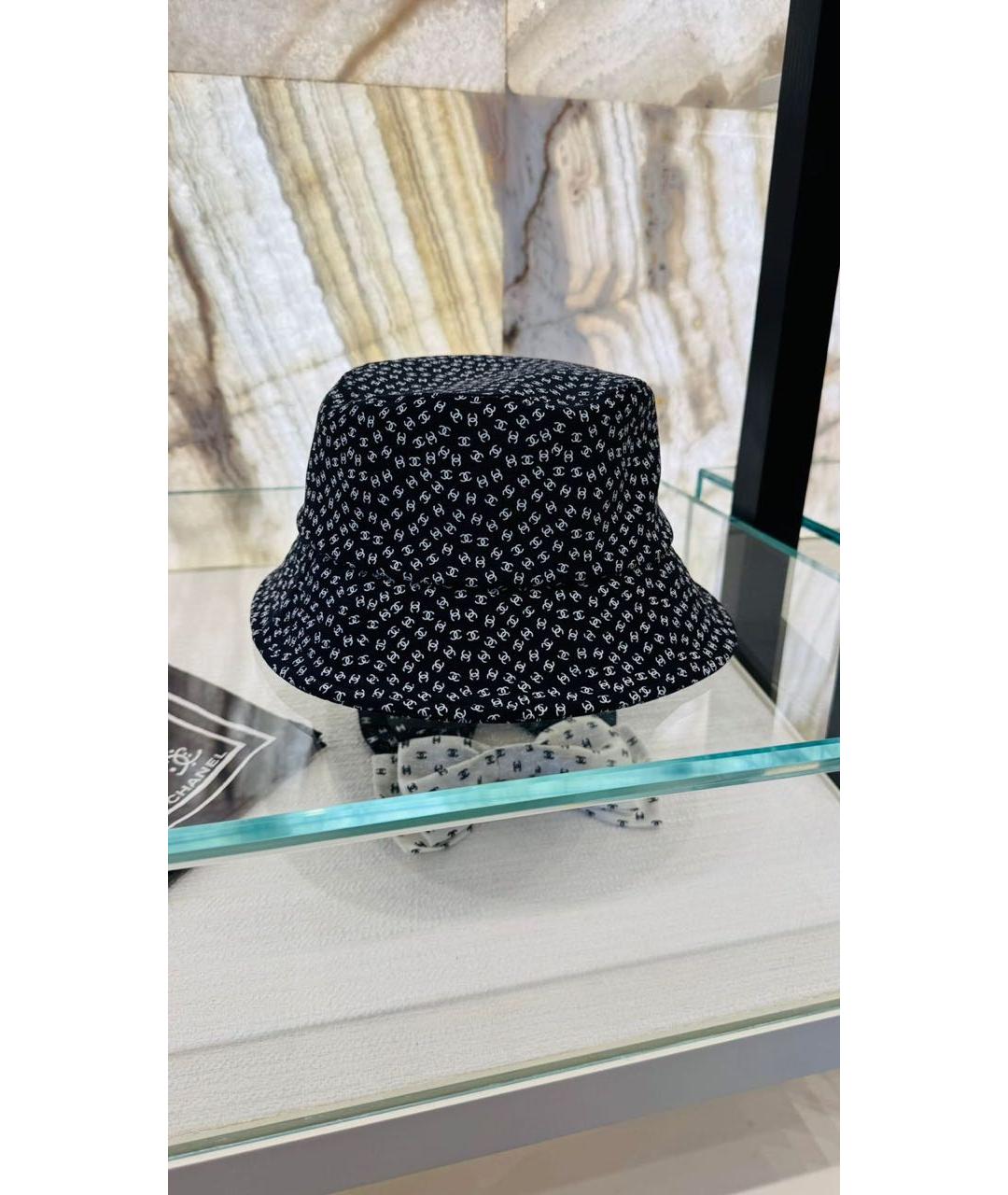 CHANEL Черная панама, фото 3