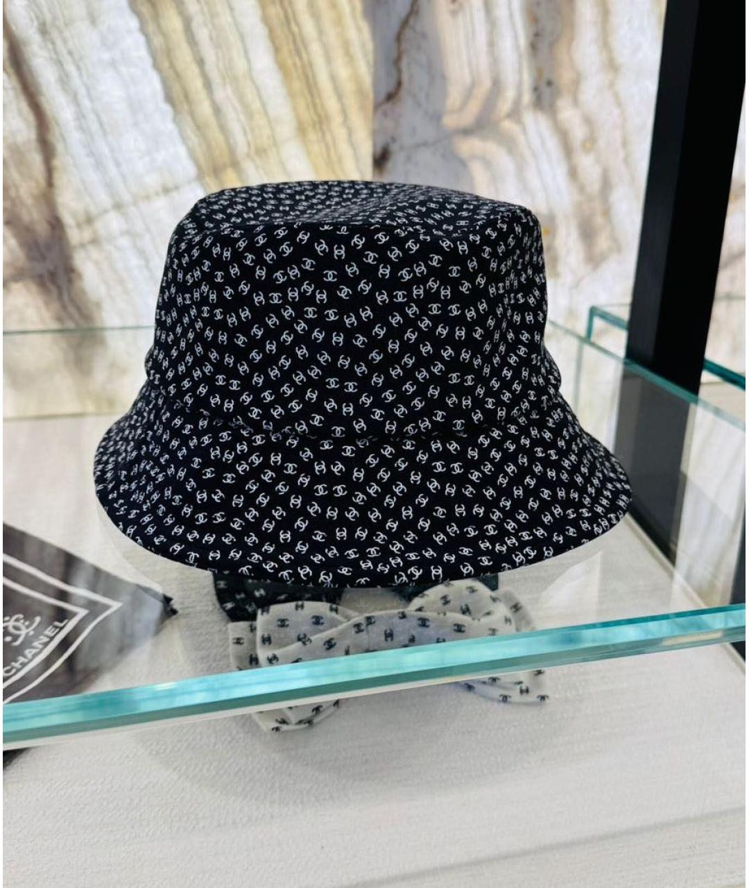 CHANEL Черная панама, фото 4