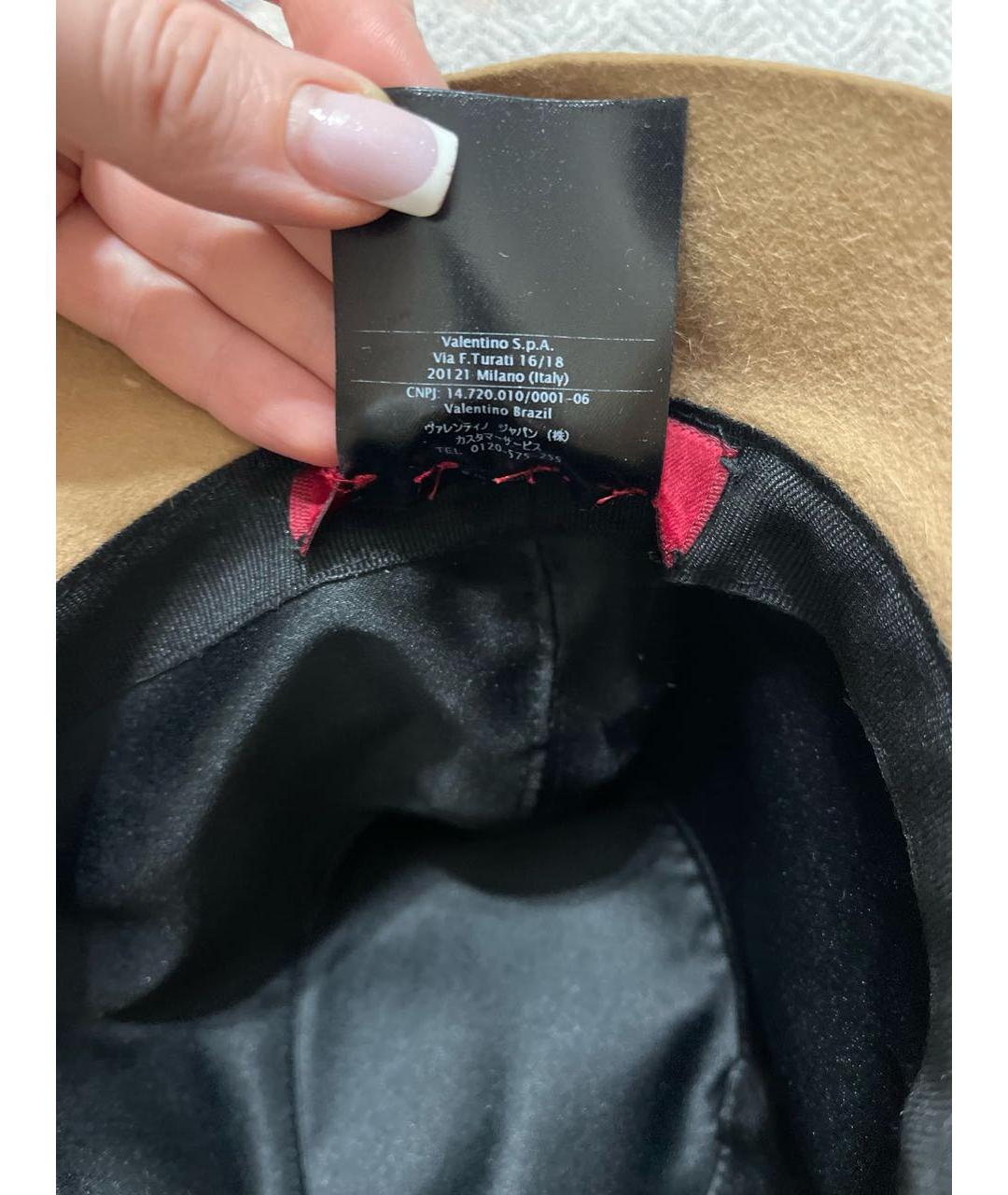 VALENTINO Горчичная шляпа, фото 7