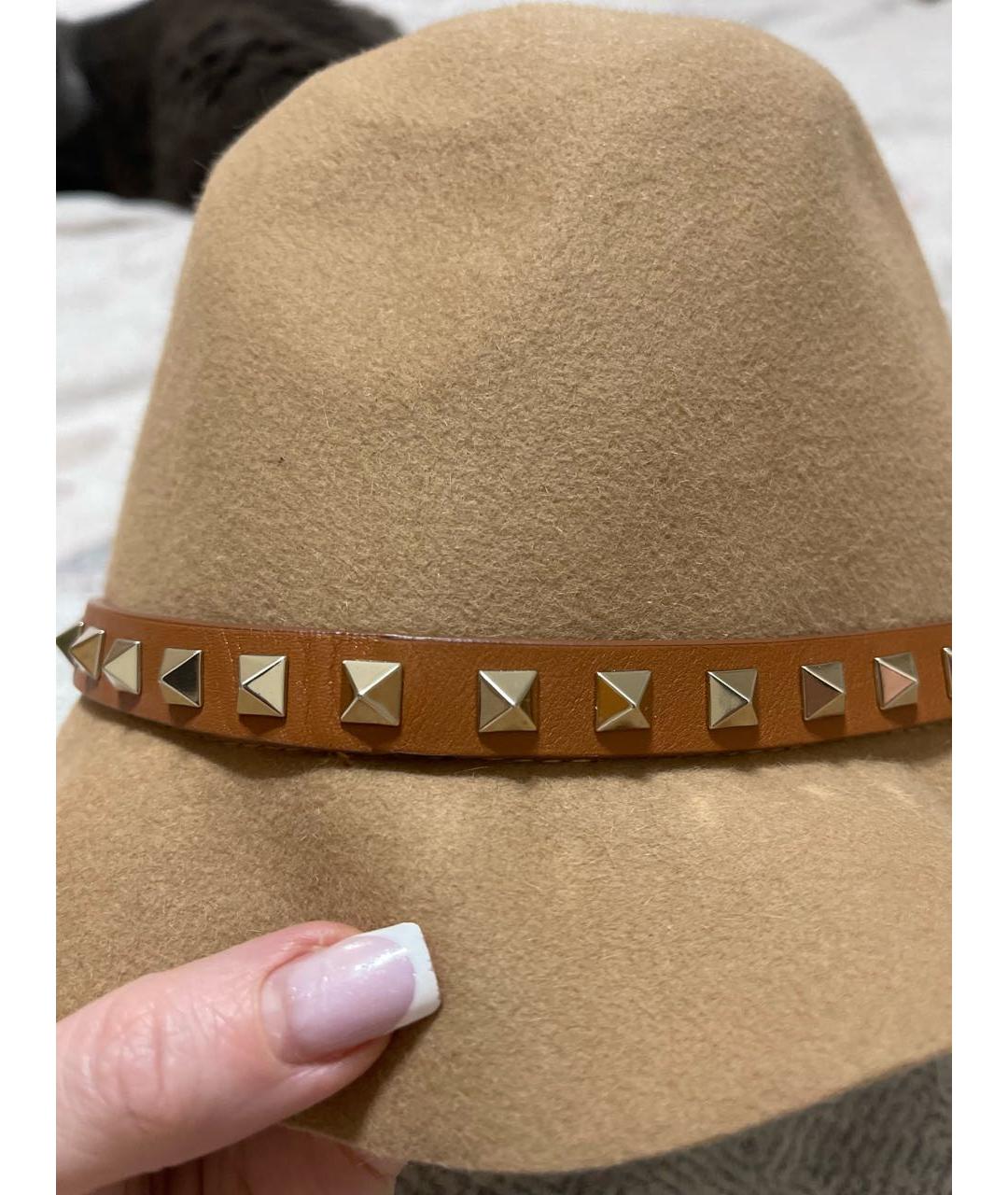 VALENTINO Горчичная шляпа, фото 3