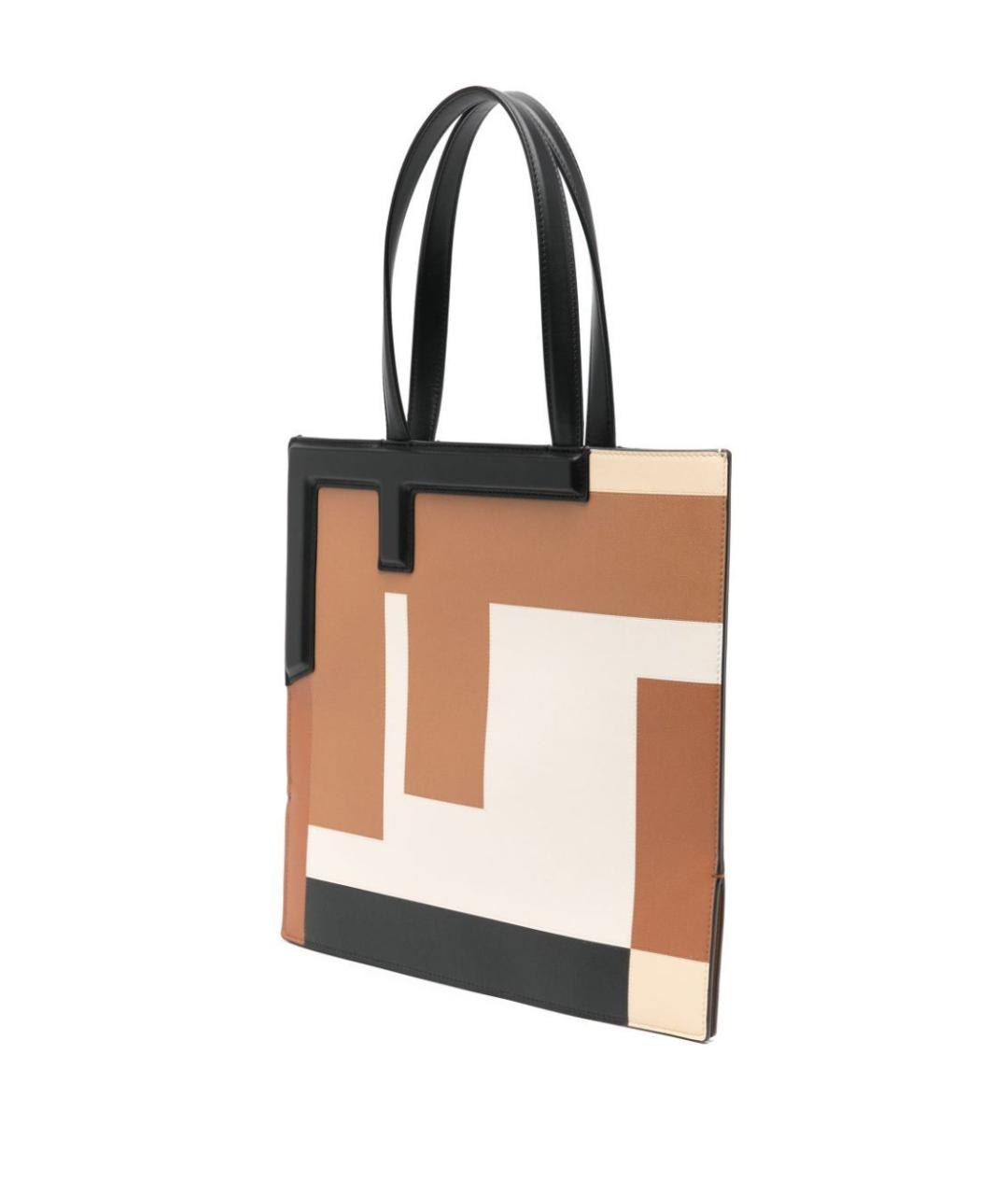 FENDI Мульти кожаная сумка тоут, фото 3