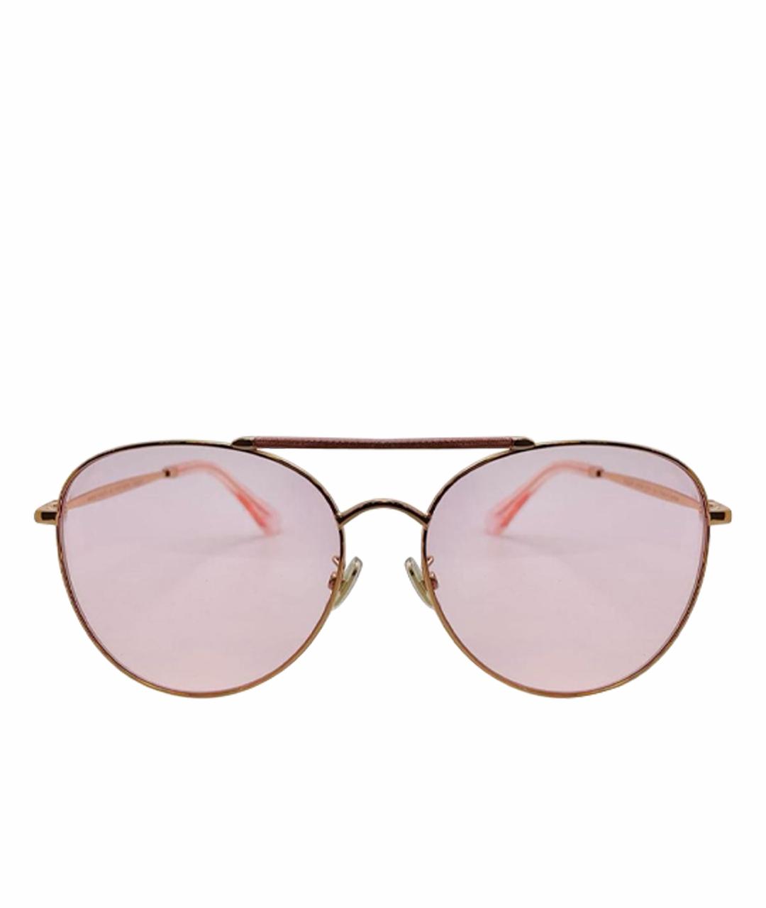 JIMMY CHOO Розовые пластиковые солнцезащитные очки, фото 1