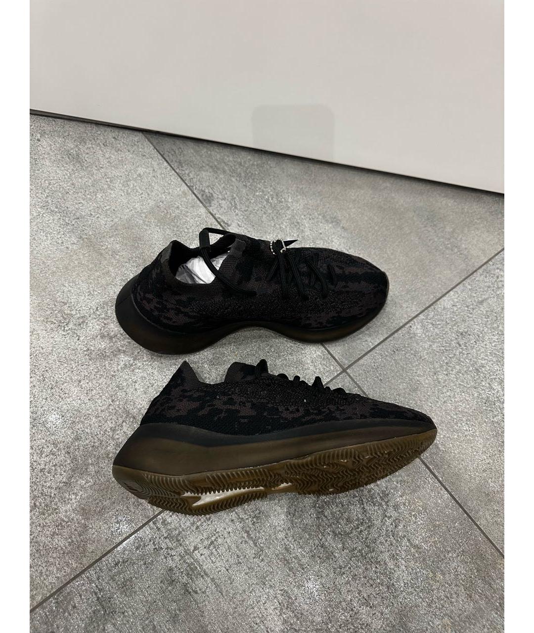 ADIDAS YEEZY Черные текстильные кроссовки, фото 5