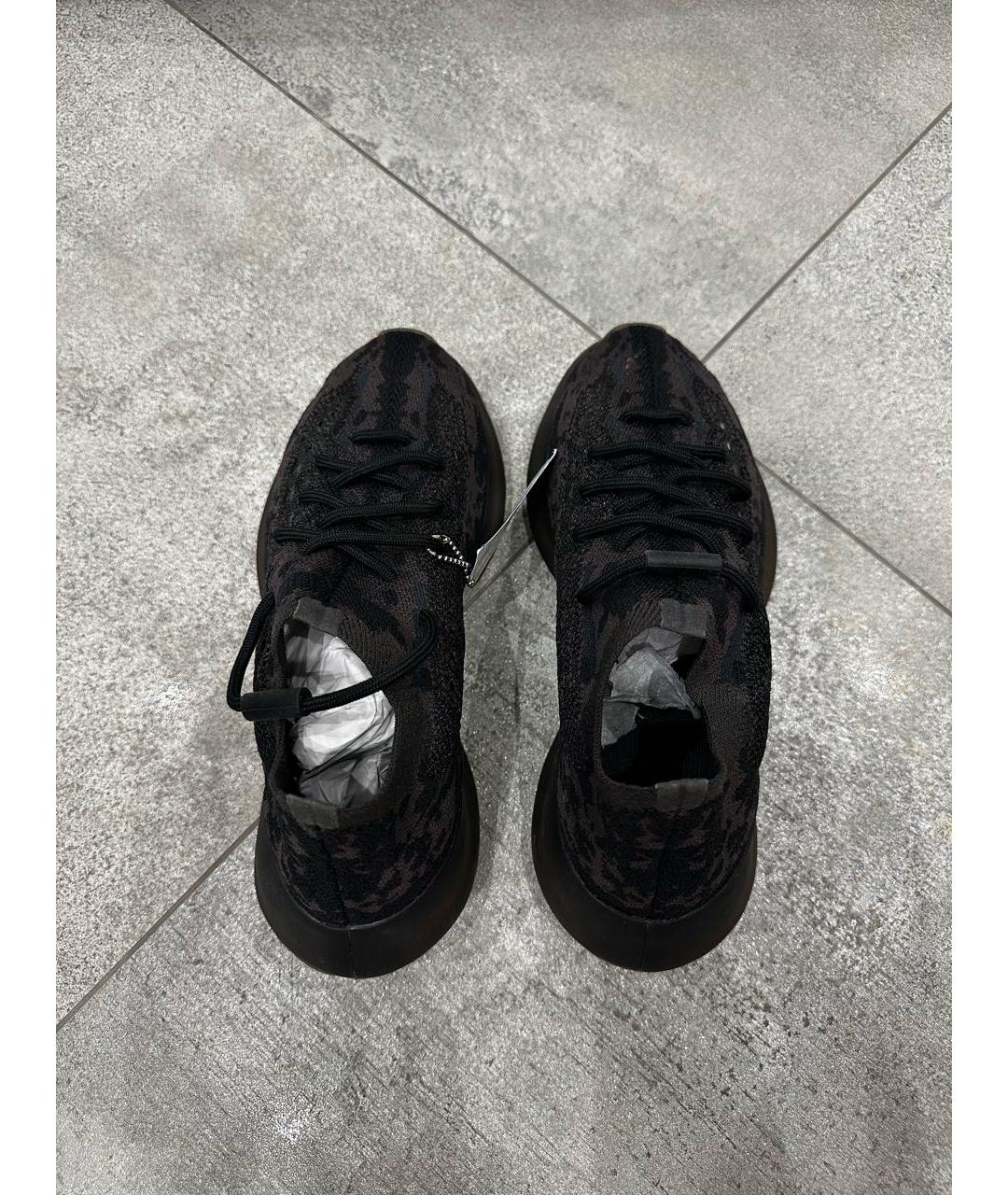 ADIDAS YEEZY Черные текстильные кроссовки, фото 3