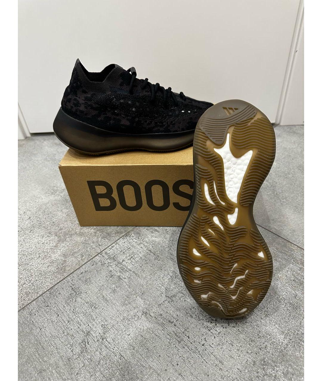 ADIDAS YEEZY Черные текстильные кроссовки, фото 7