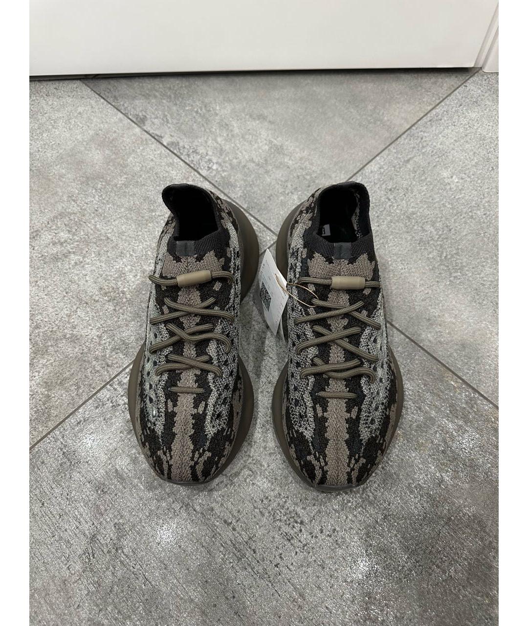 ADIDAS YEEZY Серые текстильные кроссовки, фото 2