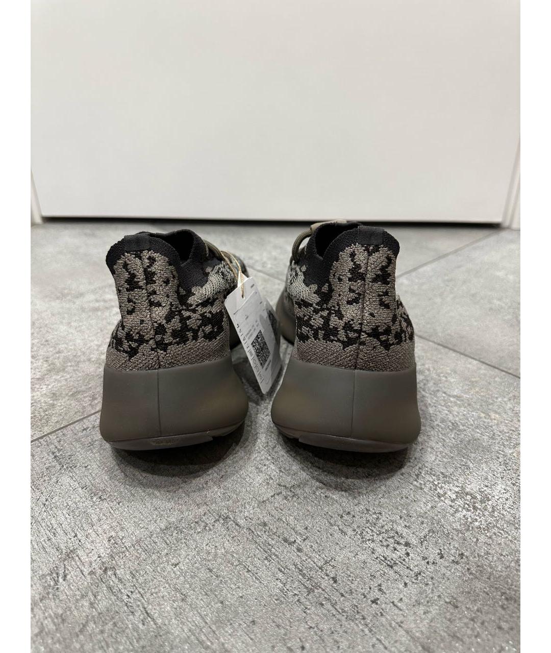 ADIDAS YEEZY Серые текстильные кроссовки, фото 4