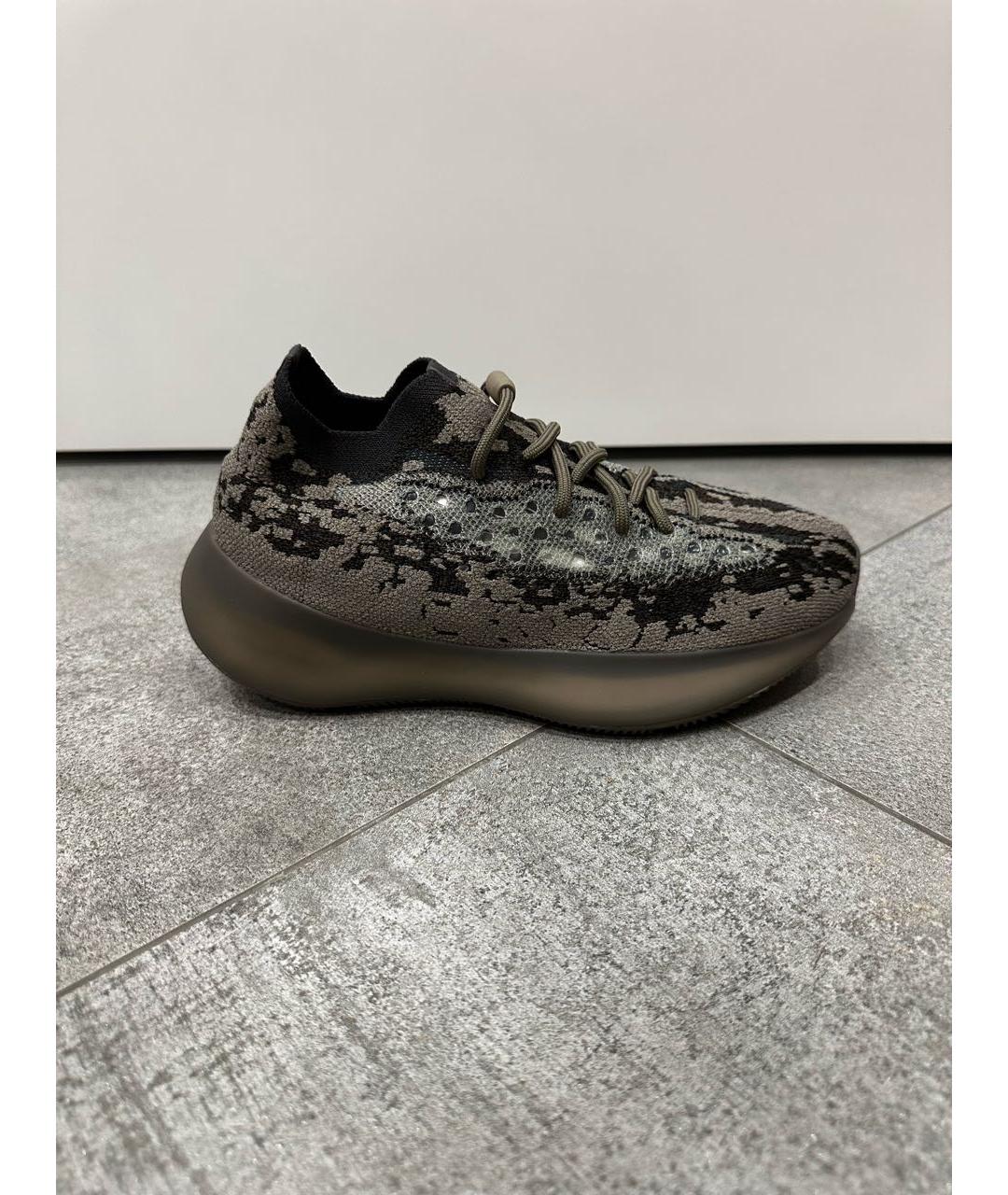 ADIDAS YEEZY Серые текстильные кроссовки, фото 9