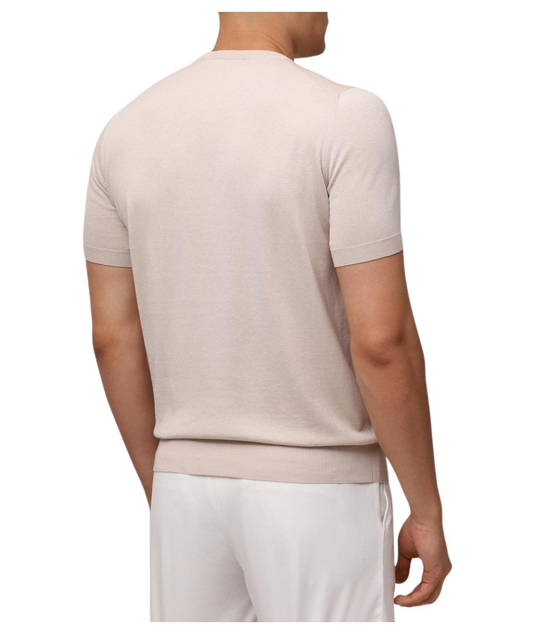 PANICALE Бежевая футболка, фото 3