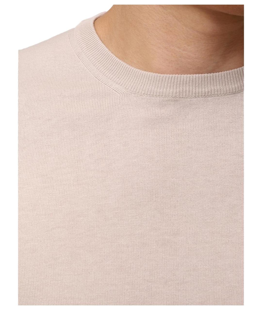 PANICALE Бежевая футболка, фото 5