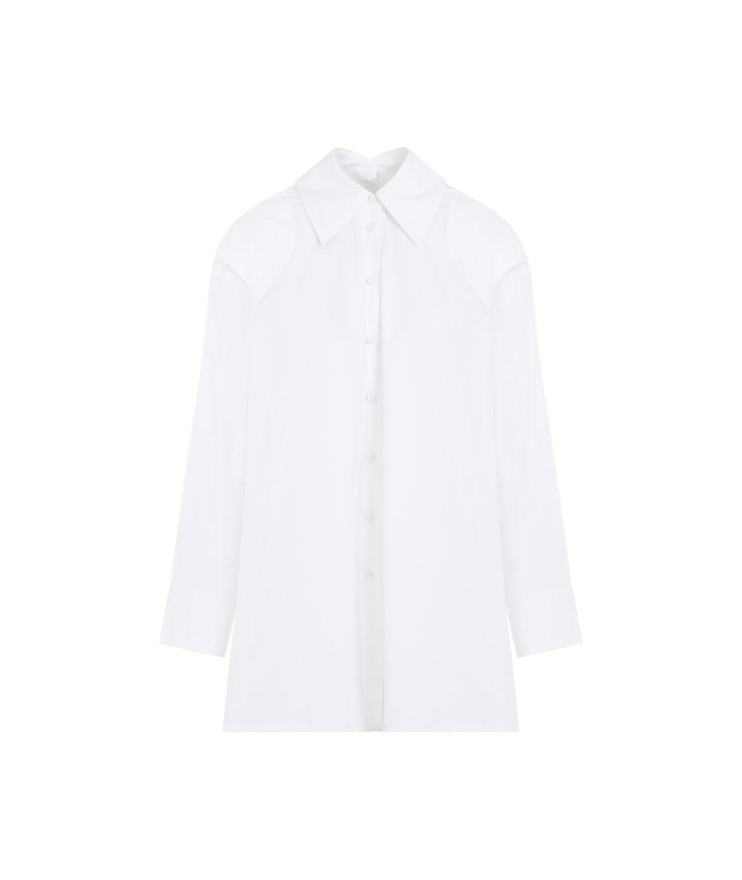 JIL SANDER Белая хлопковая рубашка, фото 1