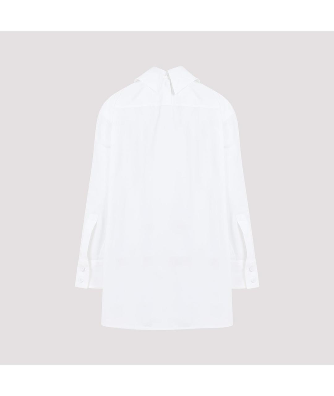 JIL SANDER Белая хлопковая рубашка, фото 2