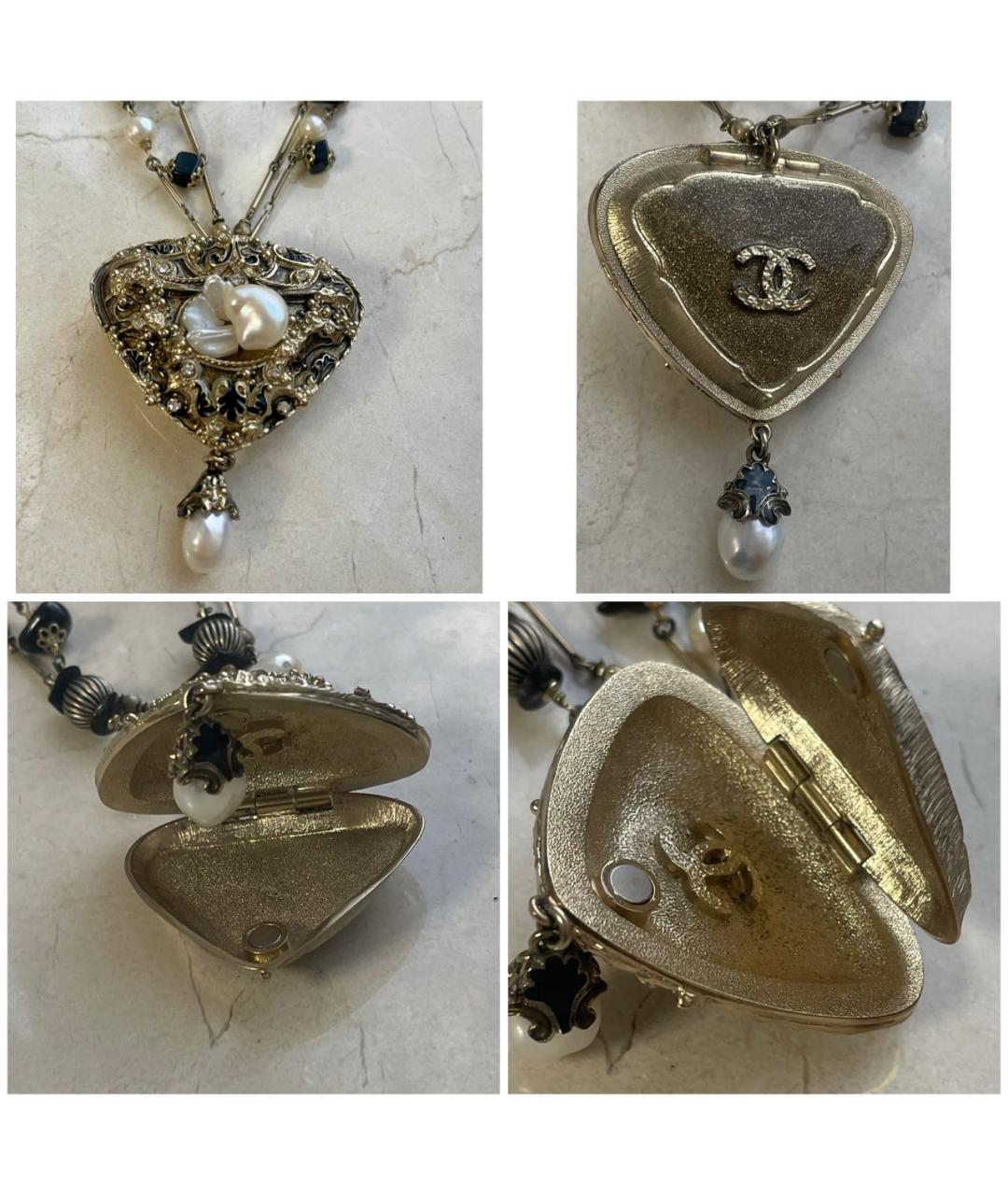 CHANEL Металлическое колье, фото 3