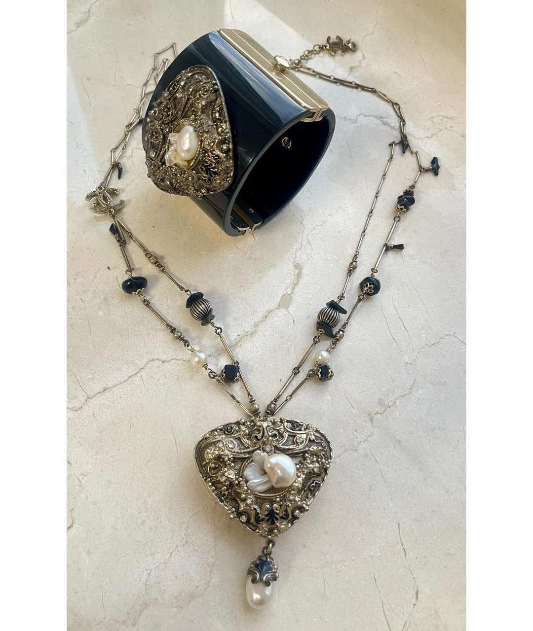 CHANEL Металлическое колье, фото 2