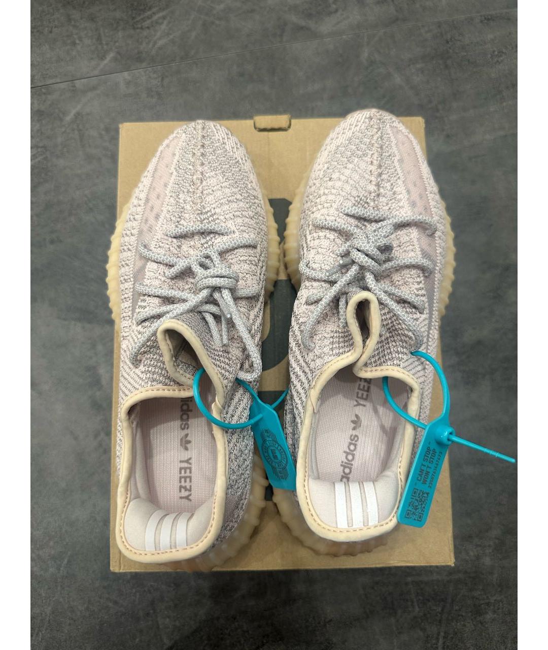 ADIDAS YEEZY Розовые низкие кроссовки / кеды, фото 3