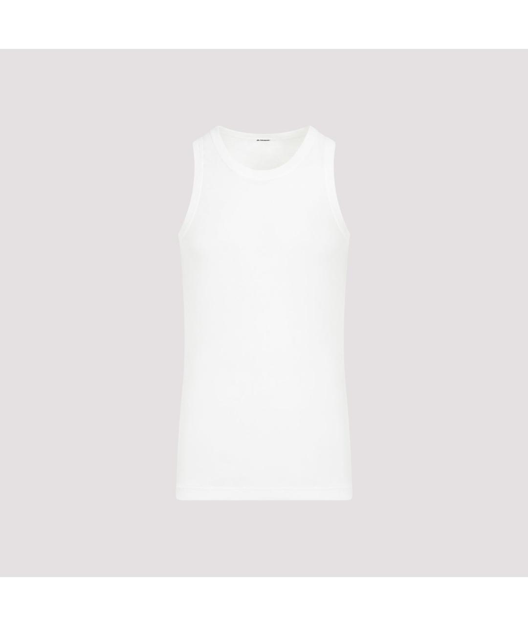 JIL SANDER Серая хлопковая футболка, фото 4