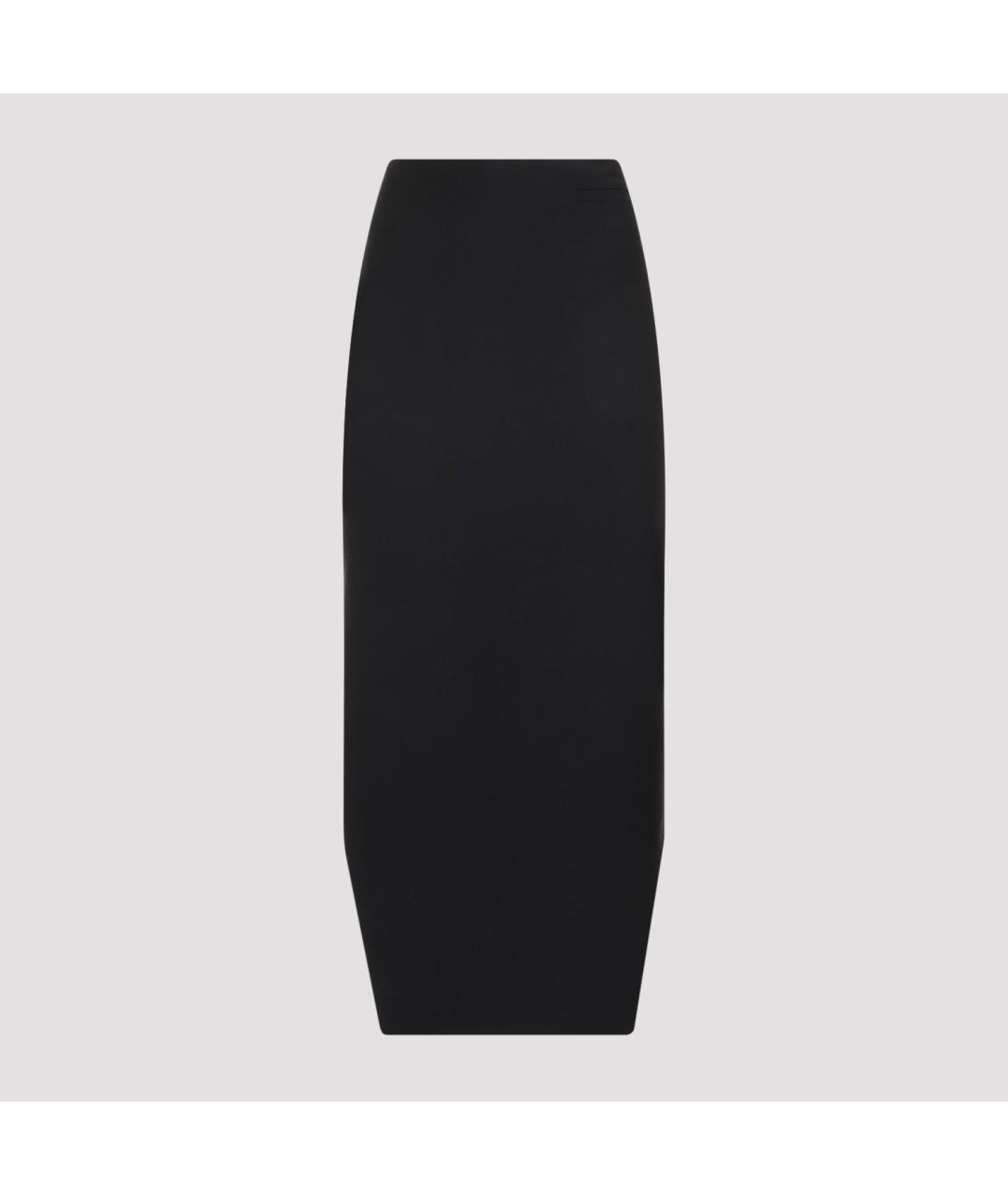GIVENCHY Черная шерстяная юбка миди, фото 2