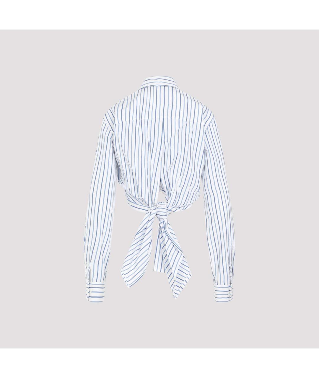 DRIES VAN NOTEN Голубая хлопковая рубашка, фото 3